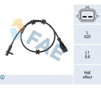 FAE ABS Sensore Raddo Rpm Sensore Posteriore Per Ford Fiesta VI B-Max JK