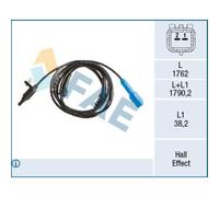 Fae Abs Sensore Raddrehzahl Drehzahlfüler Dietro Per Citroën C5 Iii Break Td