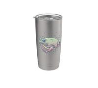 Fae Fairy Witchy Whimsigoth Goblincore Cottagecore Toad Frog Bicchiere termico in acciaio inox doppia parete