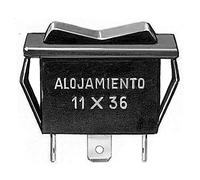 FAE Interruttore Ventola, Riscaldamento/Ventilazione, Nero, Rocker, Manuale, Plastica