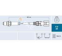 FAE Lambdasonde Regolatore Per Toyota Avensis Station Wagon 2.2 D-CAT 2.0 D-4D