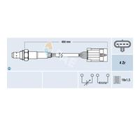 FAE Sonda Controllo Lambda Adatto A per Opel Astra G Cc 1.6 16V 1.4 1.6i