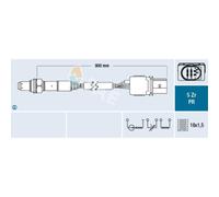 FAE Sonda Controllo Lambda Adatto A per Opel Corsa D 1.3 CDTI 75092