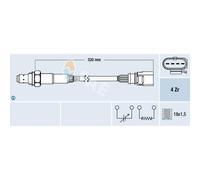 FAE Sonda Controllo Lambda Adatto A per VW Golf VI 1.4 1.6 16V