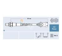 FAE Sonda Controllo Lambda per Peugeot 206 Cc 1.6 16V 2.0 S16 1.1i 1.4