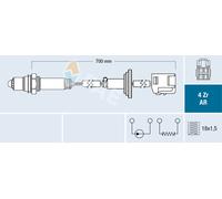 FAE Sonda Controllo Lambda per Toyota Corolla Verso 2.2 D-4D Avensis Station