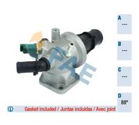 FAE Termostato Refrigerante 88°C Per Suzuki Wagon R+ Ignis II Swift III Corsa