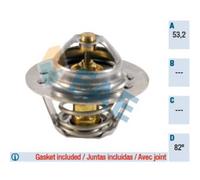 FAE Termostato Refrigerante Con Guarnizioni 82°C per Citroën Berlingo Xsara