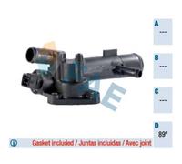 FAE Termostato Refrigerante Con Guarnizioni 89°C per Renault Kangoo Megane II