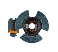 RHODIUS Disco abrasivo lamellare VISION PRO PROline 125x22,23mm, grana 60 Quantità:5