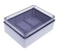 Faeg Cassetta Stagna Scatola Di Derivazione A Pareti Lisce Con Coperchio Trasparente Ip56 240x190x90 - 13527