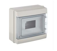 Centralino da parete stagno 8 moduli portello azzurrato 215x200x105mm IP65 FAEG