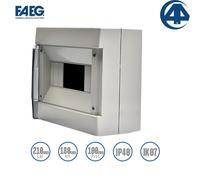 Faeg FG14408. Centralino da parete con portello 8 moduli dimensione 210x180x100 IP40