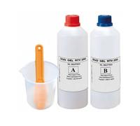 FAEG Gel bicomponente siliconico DUOGEL - 2 bottiglie da 0,5 L B) per riempim