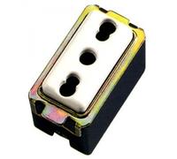 FAEG Presa di sicurezza bivalente 10/16 A + T Tipo Magic Grigio