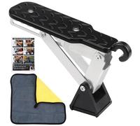 FAELNK Gradino per Portiera Auto Gradino Pieghevole per Auto Pedali Auto Pieghevole Gradino per Portiera Auto Antiscivolo Gradino per Portiera Universale Super Lungo Regolabile per SUV(250kg)