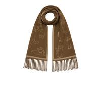 FAERA Sciarpa da Donna con Motivo Gatto Morbida e Calda con Cashmere