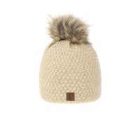 Faera Stylish Women's Pom-Pom Beanie with Faux Fur and Soft Lining