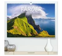 Färöer - Archipel im Nordmeer (hochwertiger Premium Wandkalender 2026 DIN A2 quer), Kunstdruck in Hochglanz: Fotografien von der Inselgruppe der Färöer
