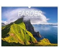 Färöer - Archipel im Nordmeer (Wandkalender 2026 DIN A3 quer), CALVENDO Monatskalender: Fotografien von der Inselgruppe der Färöer