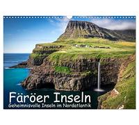 Färöer Inseln - Geheimnisvolle Inseln im Nordatlantik (Wandkalender 2026 DIN A3 quer), CALVENDO Monatskalender: Atemberaubende Landschaften, Steilküsten und verschlafene Dörfer: Die Färöer Inseln