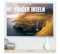 FÄRÖER INSELN - Herbstlichter (hochwertiger Premium Wandkalender 2026 DIN A2 quer), Kunstdruck in Hochglanz: Der Herbst ist die Ockerzeit
