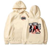FAEWARE Felpa con Cappuccio da Uomo Big Time Tour Rush Merch Pullover Hip Hoo Fashion Felpa A Maniche Lunghe Hoodie Casual da Donna Taglie Forti-Khaki||s
