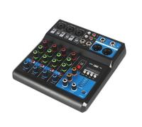 Faeymth A5 Live SoundCard Mixing Console Mixer per Live Streaming DJ Attrezzatura Audio Professionale Audio 5 Canali Mixer Audio (EU)