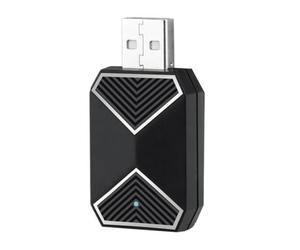 Faeymth Adattatore CarPlay Wireless Android Auto 2 in 1 Mini AI Box Adattatore per Auto WiFi Assistente Vocale per CarPlay Cablato Android