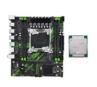 Faeymth Kit scheda madre X99 PR9 LGA 2011-3 Adatto per 4 memorie RAM DDR4 M.2/NVME M.2 con processore CPU E5 2666v3