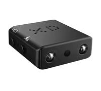 Faeymth Piccola fotocamera Full HD 1080P con visione a infrarossi, microcamera con rilevamento del movimento, taglio IR, supporto scheda TF nascosta.