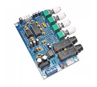 Faeymth Scheda Amplificatrice per microfono digitale Dual 12 V CA, PT2399, piastra di riverbero, modulo amplificatore per karaoke, fai da te elettronico.