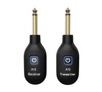Faeymth Trasmettitore Wireless per Chitarra Elettrica, Cannello Elettrico, Basso, Ricetrasmettitore, Accessori per Strumenti Musicali A12