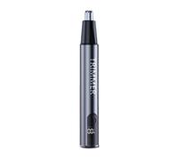 Faeymth Trimmer elettrico per capelli Nasale, tagliacapelli automatico, lavabile, efficiente e sicuro, design compatto per viaggi, colore argento e grigio