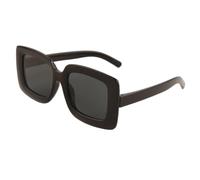 FAFBV - Occhiali da sole da donna con lenti sfumate UV400 | Angolo arrotondato, ala del tempio, accento dell'arco, tartaruga screziata, colore gelatina, due tonalità lenti, bordo pieno