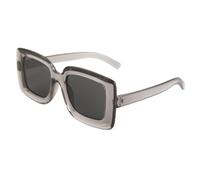 FAFBV - Occhiali da sole da donna con lenti sfumate UV400 | Angolo arrotondato, ala del tempio, accento dell'arco, tartaruga screziata, colore gelatina, due tonalità lenti, bordo pieno