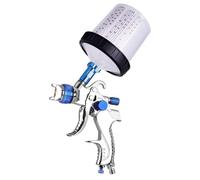 Fafeicy 1,4 Mm 1,7 Mm 2,0 Mm Spray in Lega di Alluminio Ugello con capacità di Coppa da 600 Ml per Vernice per Materiale in PVC, Motivano Largo 160-240 Mm, Cuscinetti per Sudore Sciarpa (BLUE)