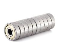 Fafeicy 10 Pezzi 626zz Cuscinetti a Sfera in Acciaio Carbone Schermato 6x19x6 Mm per Macchine Industriali Ed Elettrodomestici
