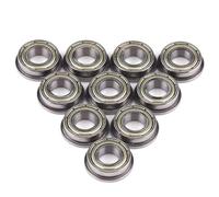 Fafeicy 10 Pezzi F688ZZ METALE ACCIAIO FLANGIA DOPPIO PER MOTORE, Ideale PER Progetti di Assi/Assi 8 Mm