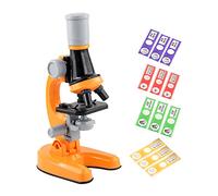 Fafeicy 1200x Bambini Microscopio Ottico con Allargamento Regolabile Alla Luce a LED per Giocattoli per Scienze Principianti per Bambini e Studenti