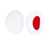 Fafeicy 2 Pezzi di Riscaldatori Auricolari Senza Fascia con Morbida Sensazione di Usura, Orecchini Antivento per Orecchie Antivento, Prestazioni Leggere, Capelli Nerz Artificiali (Women M)