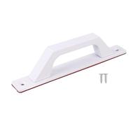 Fafeicy 2 Pezzi Maniglie per Porte della Stalla in Lega di Alluminio Adesivo o Montaggio a Vite 200x44mm Maniglie Scorrevoli Antiruggine per Armadio Cassetto Armadio (WHITE)