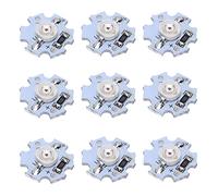 Fafeicy 25 Pezzi a LED da 25 Pcs da 5 V, Perle di Lampada da 200 Libbre Ad Alta Potenza da 1 W per Illuminazione Fai -da -te, Chip di Luce a LED a Base di Alluminio (Luce rossa)