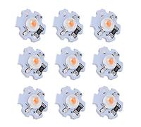 Fafeicy 25 Pezzi a LED da 25 Pcs da 5 V, Perle di Lampada da 200 Libbre Ad Alta Potenza da 1 W per Illuminazione Fai -da -te, Chip di Luce a LED a Base di Alluminio (Roseo)