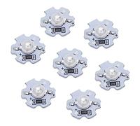 Fafeicy 25 Pezzi a LED da 25 Pcs da 5 V, Perle di Lampada da 200 Libbre Ad Alta Potenza da 1 W per Illuminazione Fai -da -te, Chip di Luce a LED a Base di Alluminio (luce verde)