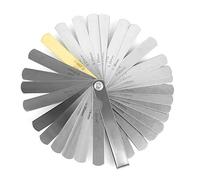 Fafeicy 32 Pale Calibro Senter 0,04 a 0,88 Mm Strumento di Misurazione Imperiale della Metrica in Acciaio Inossidabile per la Candela Valvola del Motore