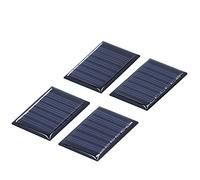 Fafeicy 4 Moduli Pannello Solare 0,15 W 3 V 40 X 30 Mm Ad Alta Efficienza Cella Solare in Polisilicio Al 18,5% Caricatore Fai da Te Pannello Ad Energia per Piccoli Progetti