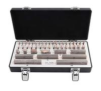 Fafeicy 47Pcs Block, Set di Blocchi di Misurazione del Calibro in Acciaio ad Alta Precisione, per La Calibrazione di Altre Accuratezze del Calibro