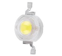 Fafeicy 50 Pz SMD 1 W Perline Lampada LED, Lampadine in Alluminio Bianco Caldo Bianco Freddo 3 V-3,6 V per Illuminazione Fai da Te Proiettore Faretto Home Studio Mostra (freddo)