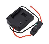 Fafeicy Adattatore per Batteria Supporto per Adattatore per Connettore di Montaggio e Supporto per Dock per Serie BAT da 18 V, Kit Convertitore in Materiale ABS con Fusibile e Terminale per Batterie